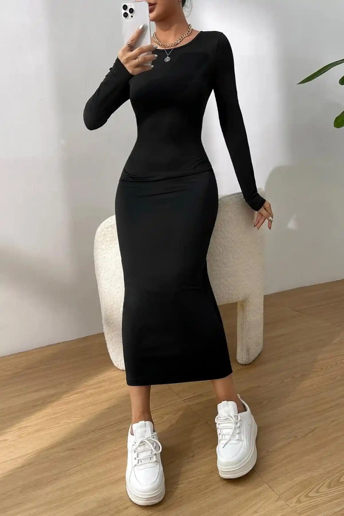 Kadınlar İçin Modern ve Şık Kalem Model Bisiklet Yaka Gömlek Türkiye Üretimi