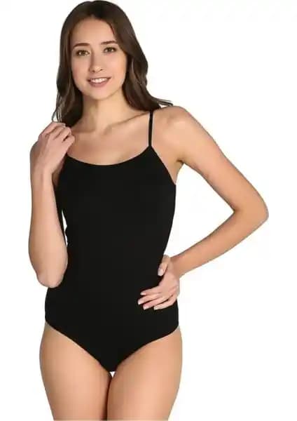 Kadınlar İçin Şık ve Rahat Siyah 3'lü Paket Likralı Body Zıbın Tanıtımı