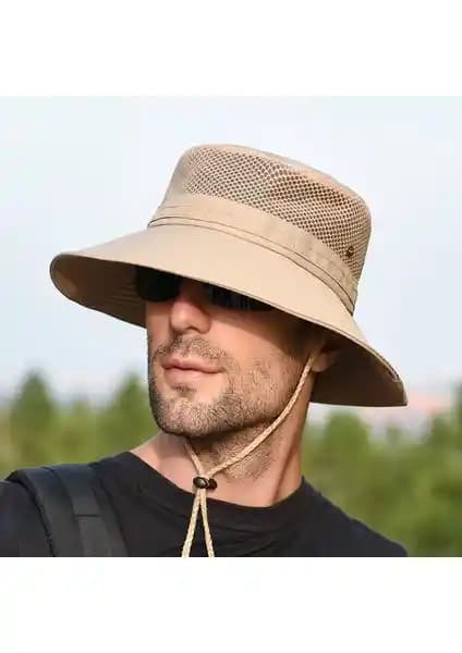 Kardelen Butik Denizli Unisex Panama Şapkası Güneş Koruyucu ve Katlanabilir Tasarım