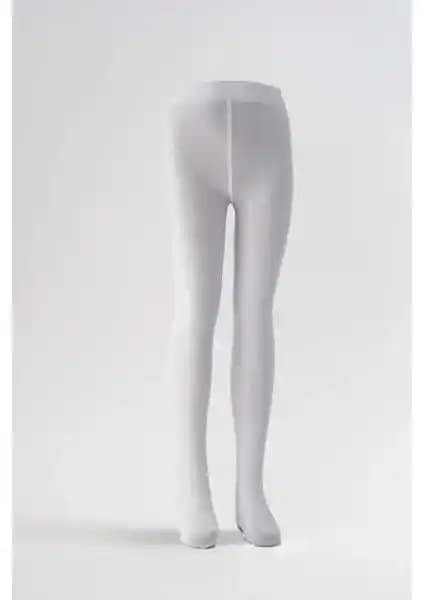 Katia & Bony Pamuk Çocuk Külotlu Çorap Beyaz Renkli Konfor ve Stil Sunar