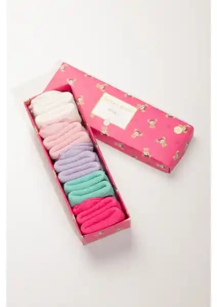 Katia & Bony Renkli Yenidoğan Bambu Bebek Çorap Seti - Yumuşak ve Doğal Malzeme