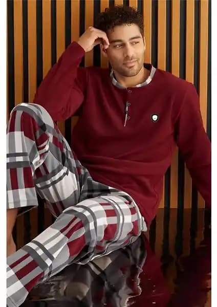 Kış Ayları İçin Şık ve Konforlu Polar Erkek Pijama Takımı