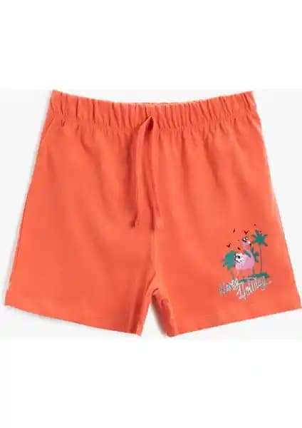 Koton Kız Çocuk Belden Bağlamalı Pamuklu Şort Yaz Aylarının Favorisi