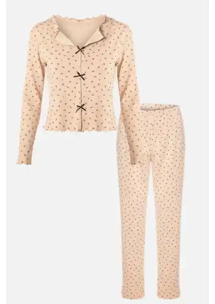 Koza İç Giyim Sevgililer Günü Temalı Kadın Pijama Takımı Şık ve Rahat Tasarım