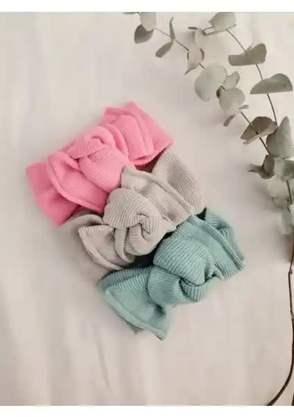 Küçük Çocuklar ve Bebekler İçin Renkli ve Ayarlanabilir Ribana Bandana Seti