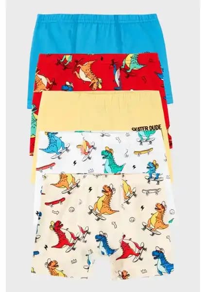 Lela Desenli Streç Pamuklu Erkek Çocuk Boxerleri: Konfor ve Estetiğin Birleşimi