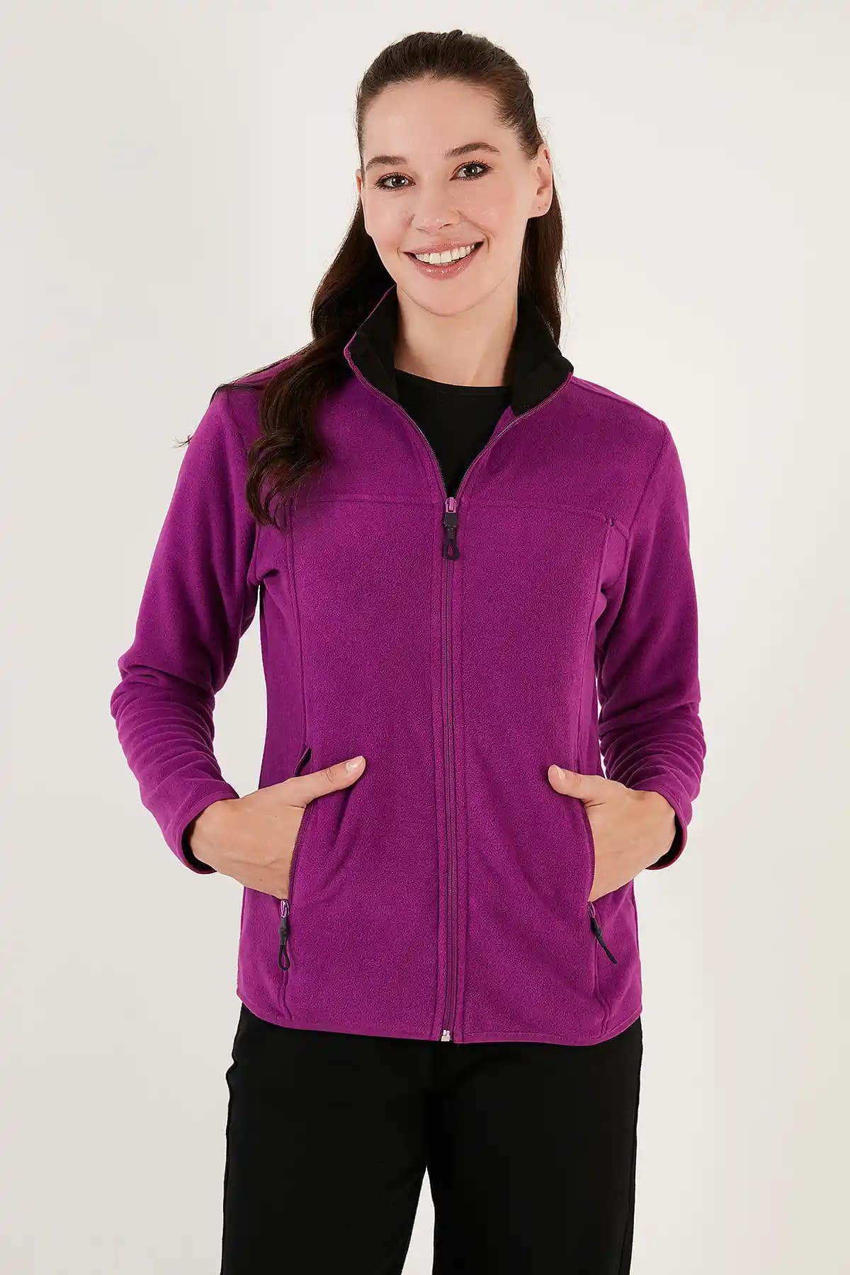 Lela Slim Fit Anti-Pilling Polar Hırka: Şık ve Dayanıklı Günlük Kullanım İçin