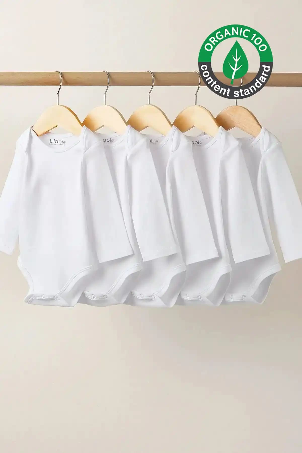 Lilabio %100 Organik Pamuk Bebek Body Zıbın Güvenilir ve Doğa Dostu Tasarım