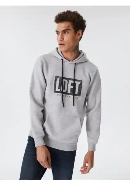 Loft Regular Fit Erkek Sweatshirt Modern ve Konforlu Günlük Giyim Parçası