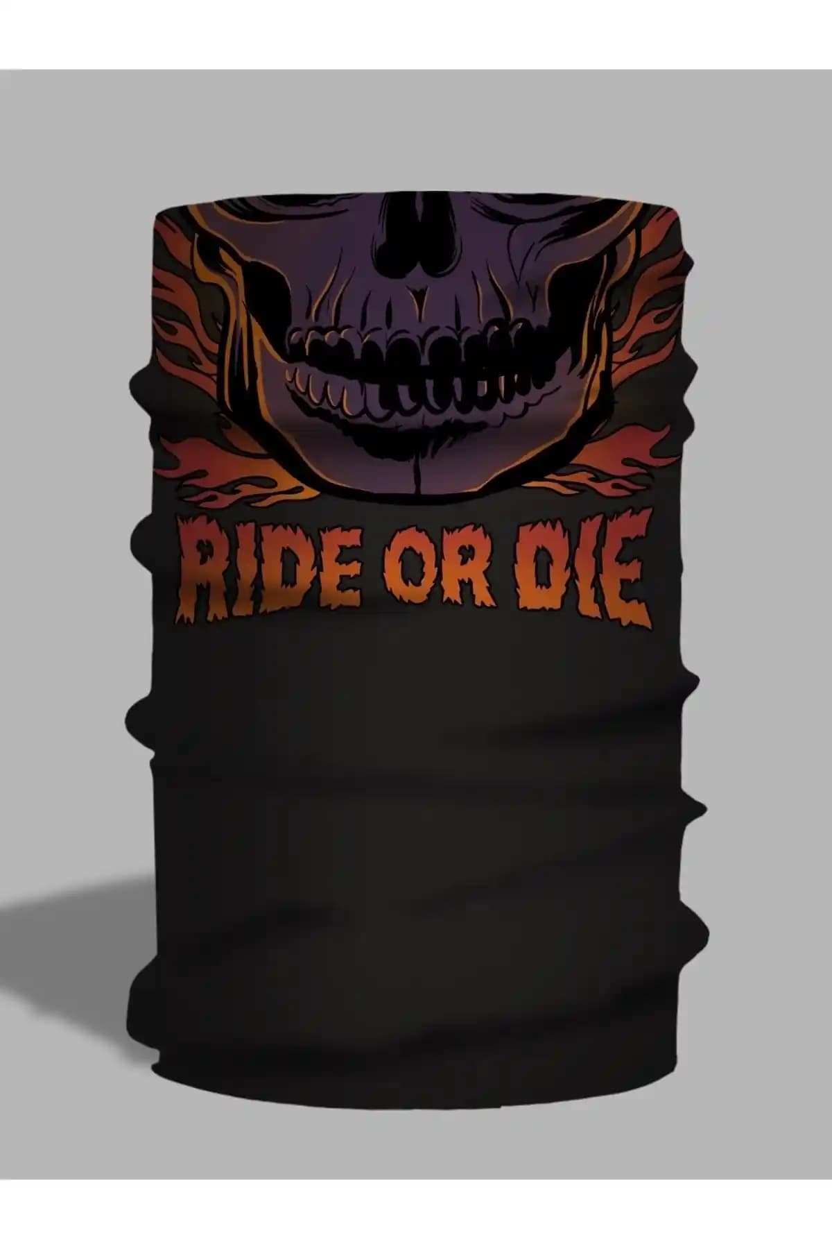 LU&MA Skull Desenli Çok Fonksiyonlu Boyunluk Rüzgar ve Soğuk Hava Koruyucu