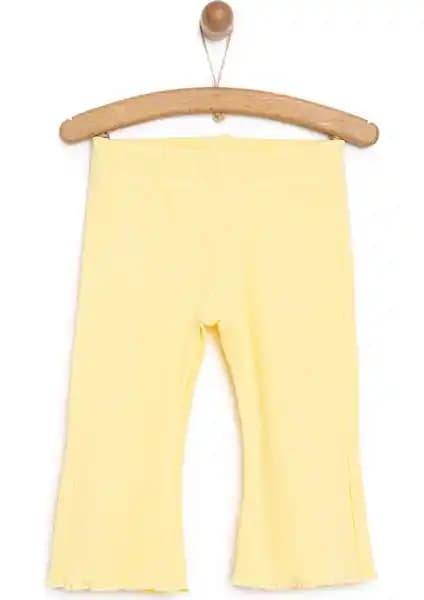 Luess Basic Ispanyol Paça Kaşkorse Tayt Kız Bebekler İçin Rahat ve Şık Günlük Giyim Seçeneği