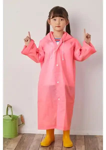 Marine Nar Çiçeği Çocuk Yağmurluğu: Su Geçirmez ve Şık Tasarım, Günlük Kullanım İçin Uygun