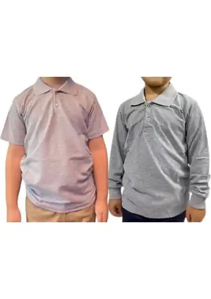 Mavimoure Unisex Polo Yaka 2'li T-Shirt: Şık ve Konforlu Günlük Giyim Seçeneği