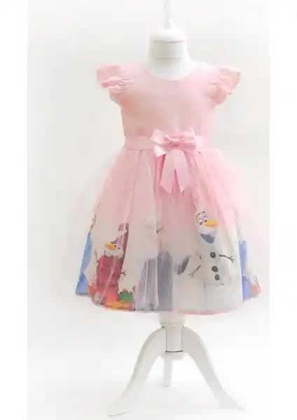 Meneviş Kız Çocuk Elsa Elbise: Renkli ve Şık Tasarım ile Çocuklar İçin Uygun Seçenek