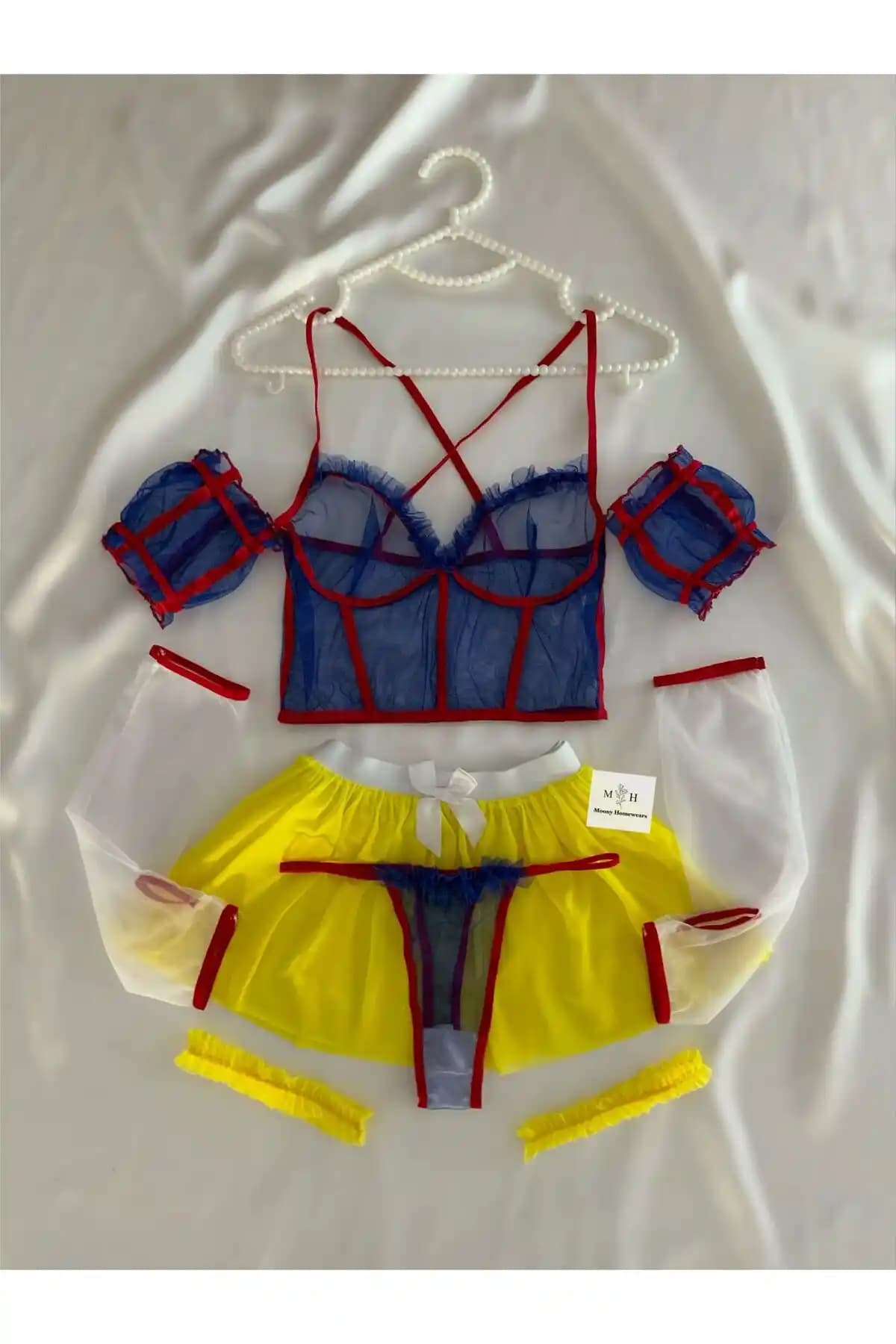 MH Moony Homewears 9'lu Pamuk Prenses Fantezi Seti: Şıklık ve Konforun Buluşması