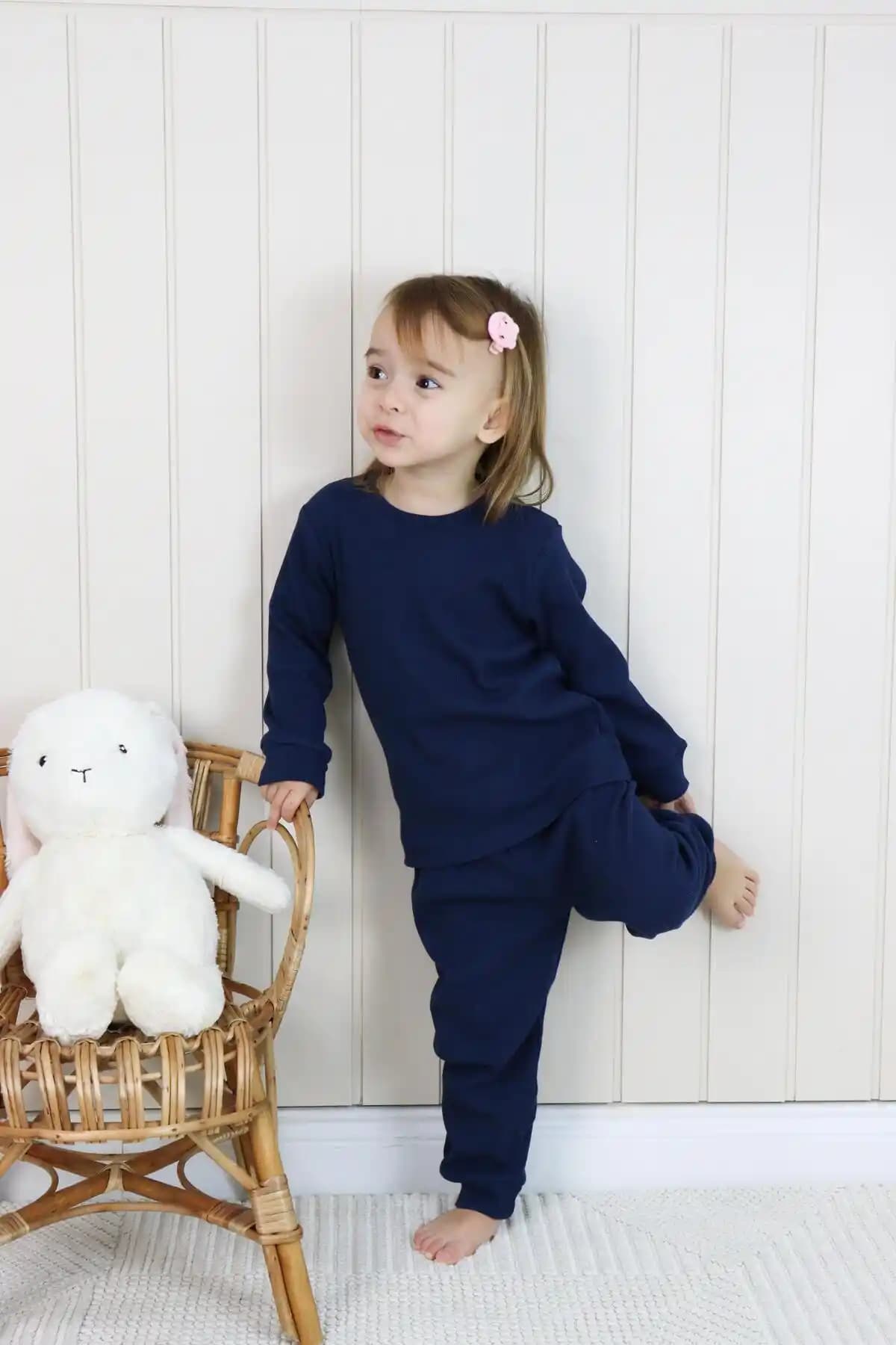 MiaBaby Kaşkorse Mevsimlik Pijama Takımı Çocuklar İçin Rahat ve Şık Tasarım