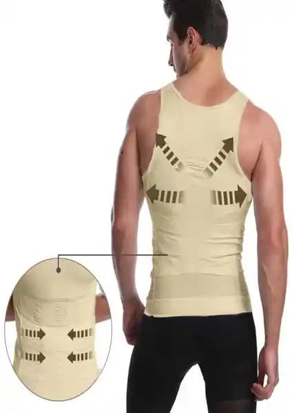 Mistirik Torenova Erkek Korse Atlet ile Vücut Şekillendirme ve Duruş Desteği Sağlama