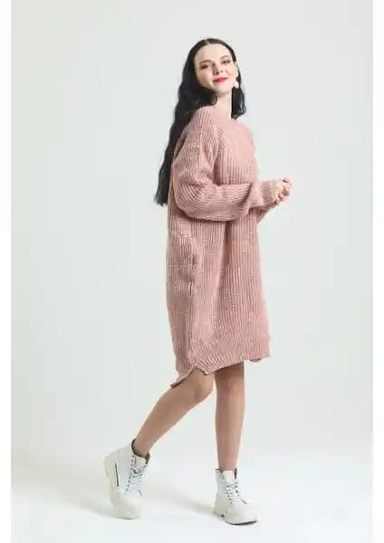 Moda Tekcan Triko Elbise Oversize Yeni Sezon Kadın Şıklığı ve Rahatlığını Bir Arada Sunar