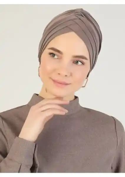 Naciye Sultan Tesettür Çapraz Deniz Bonesi Üç Bantlı Vizon Türban Özellikleri ve Kullanım Avantajları