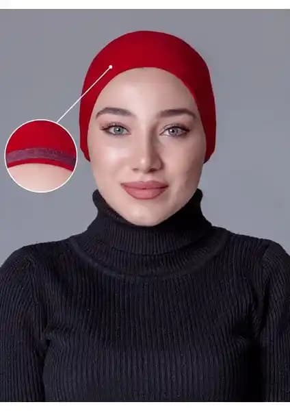 Nanak Bordo Likralı Kaymayan Bone: Günlük Kullanım İçin Konfor ve Güvenlik Sağlayan Kadın Saç Aksesuarı