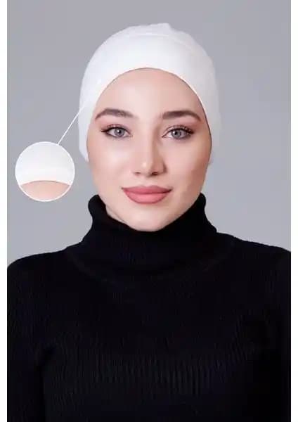 Nanak Krem Penye Kaymayan Bone Kadınlar İçin Şık ve Rahat Saç Aksesuarı