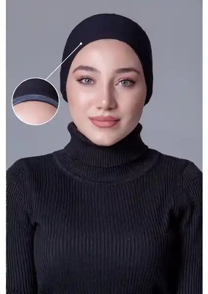 Nanak Siyah Likralı Kaymayan Bone: Günlük Kullanım İçin Konfor ve Güvenlik Sağlayan Tasarım