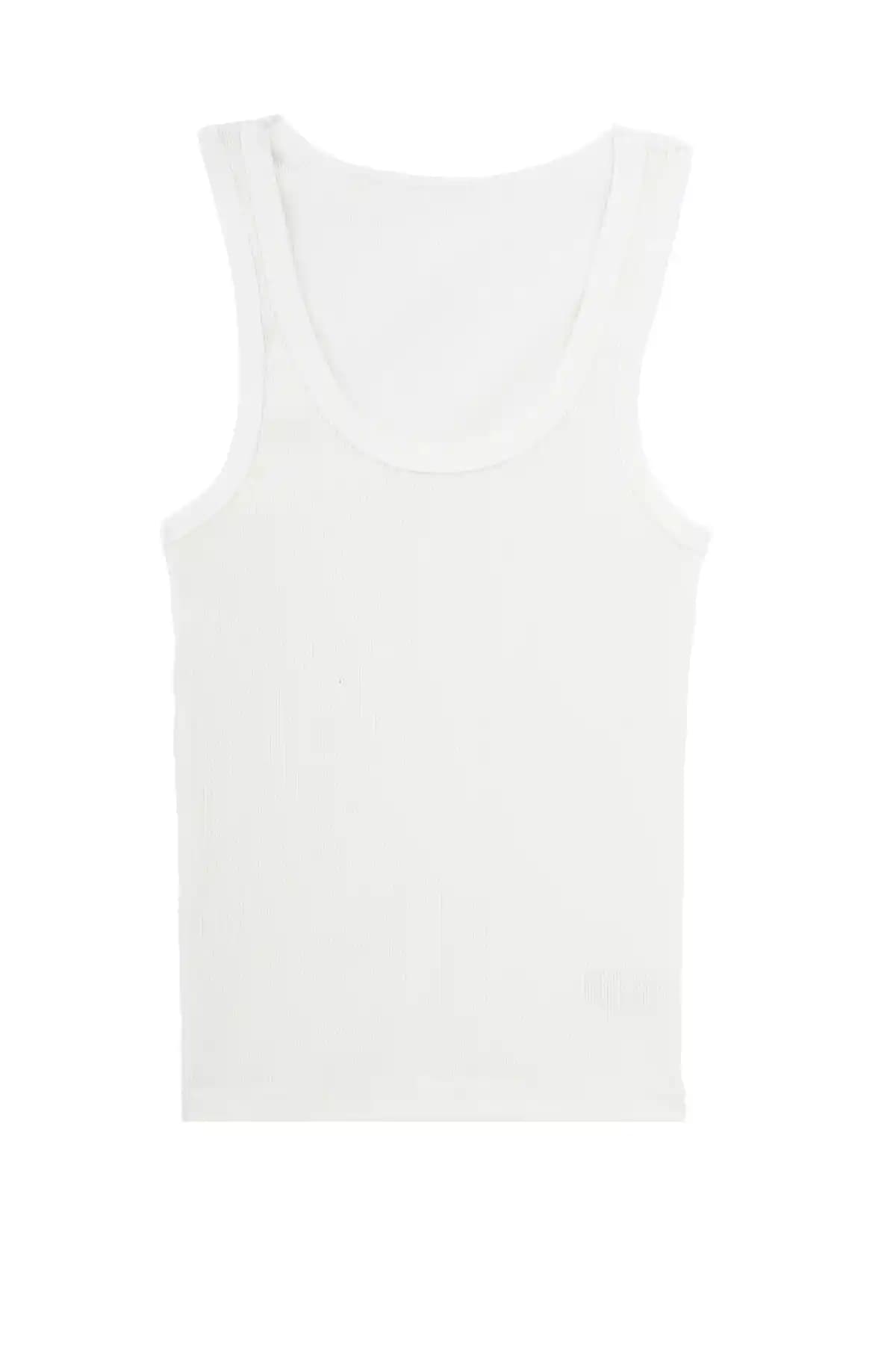 Nicoletta Kadın Fitilli Kaşkorse Atlet: Rahat ve Şık Günlük Kullanım İçin Ideal