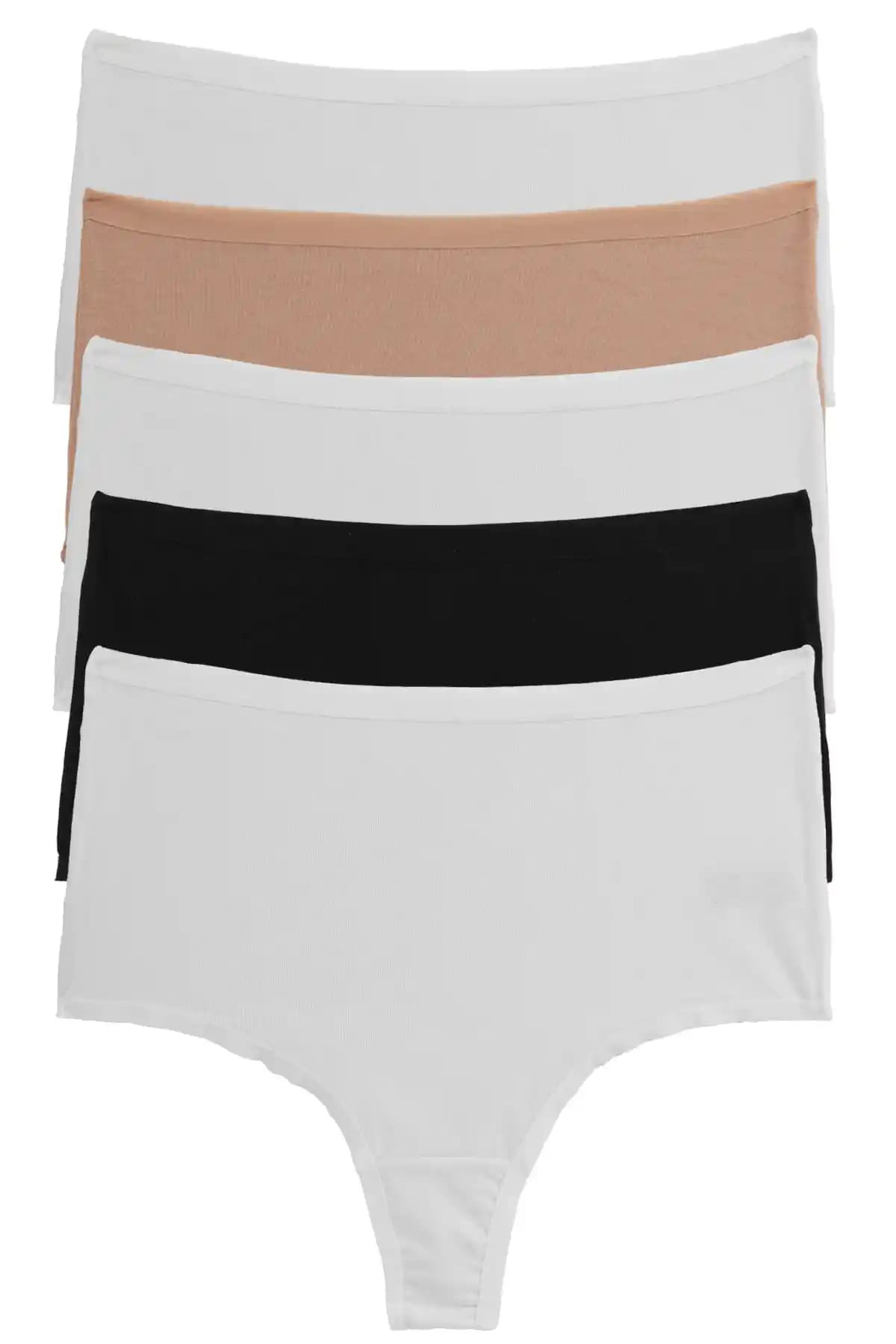 Nicoletta Kadın Yüksek Bel Tanga: Rahat ve Şık Günlük İç Giyim Seçeneği