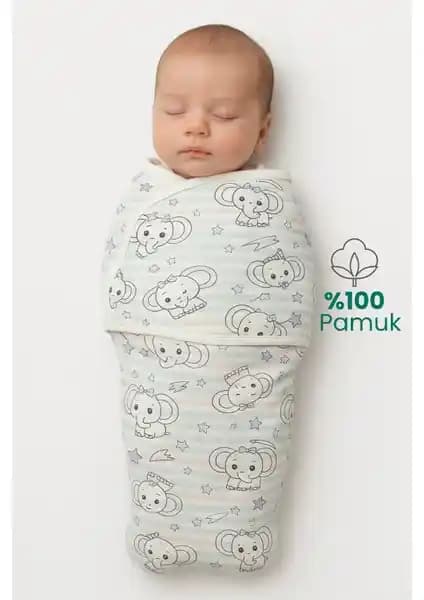 Nilmera Kız Bebek Uyku Tulumu Organik Pamukla Güvenli ve Konforlu Uyku Sağlar