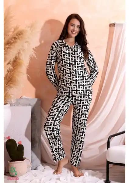 Nisanca Kadın Ekose Desenli Kışlık Süet Pijama Takımı Yılbaşı Teması ve Konfor Özellikleri