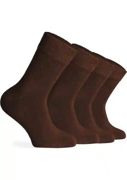 Nova Socks Erkek 4'lü Bambu Lastiksiz Sıkmayan Rahat Çoraplar