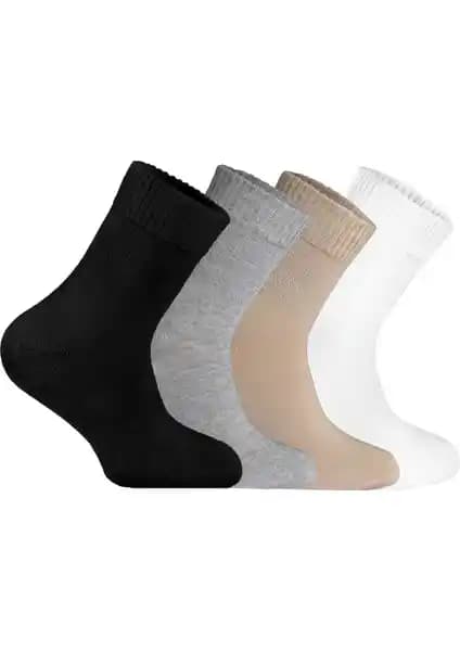 Nova Socks Kadın 4'lü Bambu Diyabetik Çorap Seti Konfor ve Sağlık Odaklı Tasarım