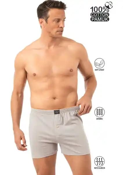 Özkan Erkek Şardonlu Pamuklu Düğmeli Penye Boxer Ürünü İncelemesi ve Özellikleri