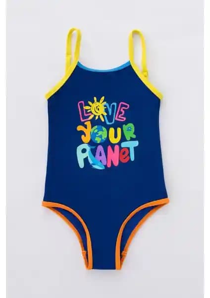 Penti Koyu Mavi Kız Çocuğu My Planet Mayo: Renkli ve Konforlu Yaz Seçeneği