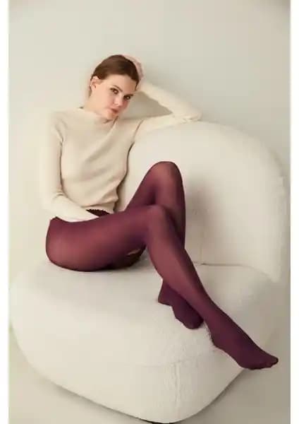 Penti Mor Mikro 40 Külotlu Çorap Kadın ve Çocuklar İçin Şık ve Dayanıklı Kış Çorabı