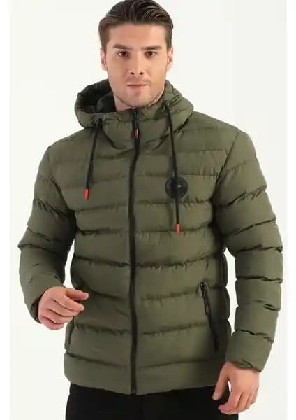 River Club Erkek Haki Astarlı Su ve Rüzgar Geçirmez Kışlık Şişme Mont Özellikleri ve Kullanım Alanları