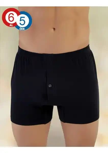Şahinler 6'lı Paket Penye Pamuk Erkek Boxer: Yüksek Kalite ve Konfor Sunan İç Giyim
