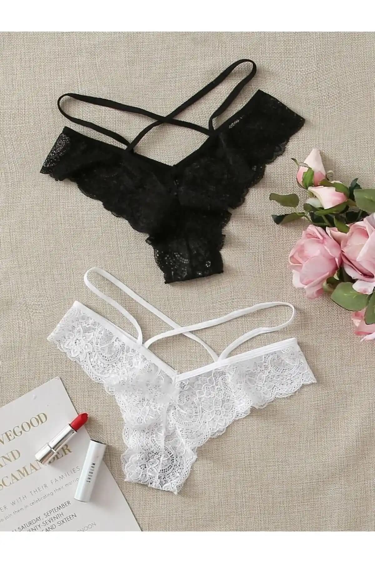 Seçgin Brezilya Stili Ipli Fantazi Külot Seti Modern Tasarım ve Yüksek Konfor Sunar