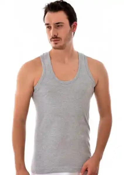 Seher Yıldızı 12'li Erkek Penye Askılı Atletler Günlük ve Spor Kullanımı İçin Uygun