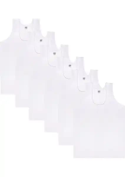 Seher Yıldızı 6'lı Erkek Penye Atlet Seti Günlük Kullanım İçin Uygun ve Rahat