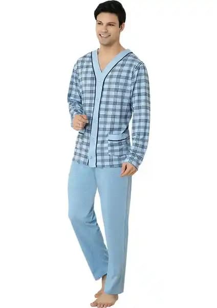 Şık Mecit 2710 Melanj Erkek Pijama Takımı: Konfor ve Estetiğin Buluşması