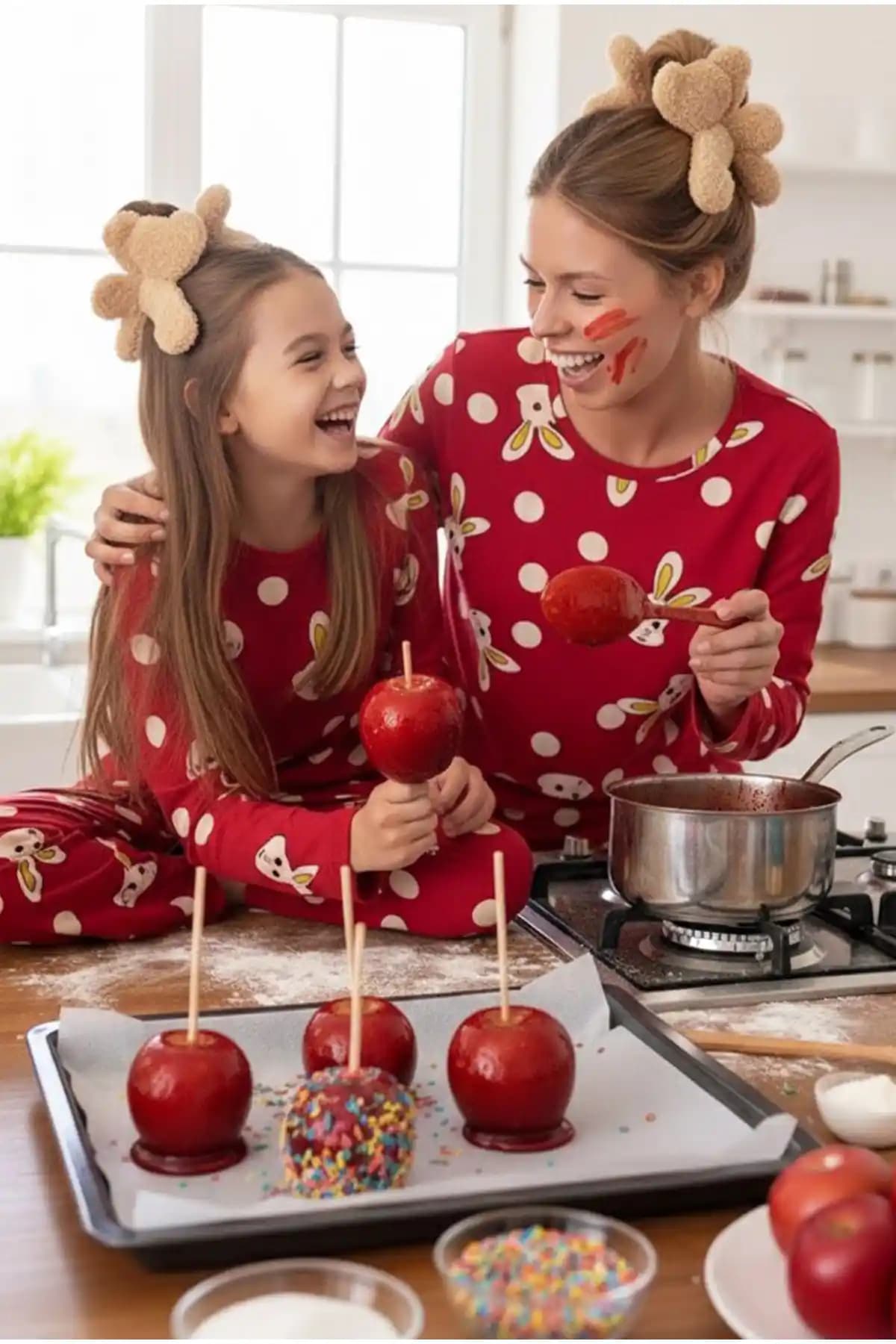 Siyah İnci Bordo Pamuklu Pijama Takımı: Şık ve Konforlu Ev Giyim Seçeneği