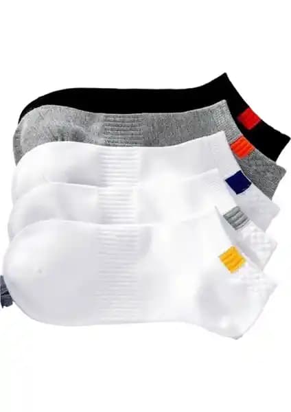 Sockshion Unisex Kare Desenli Spor Patik Çorapları Yüksek Konfor ve Şıklık Sunar