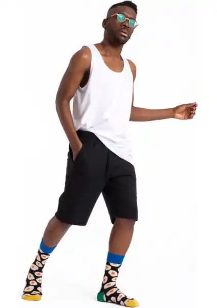 Tampap Erkek Pamuklu Penye Şort: Rahat ve Şık Yazlık Giyim Seçeneği