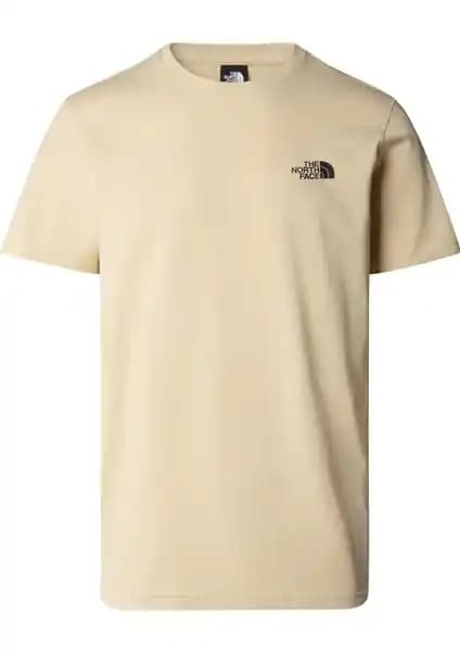 The North Face Erkek Bej Tişörtü: Günlük Şıklık ve Konfor Sunan Modern Tasarım