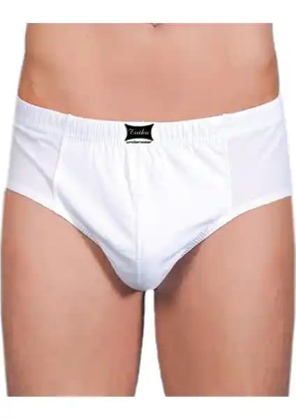 Tutku Erkek Slip Külot Beyaz 6'lı Paket Konfor ve Kalite Sunan Günlük İç Giyim Ürünü
