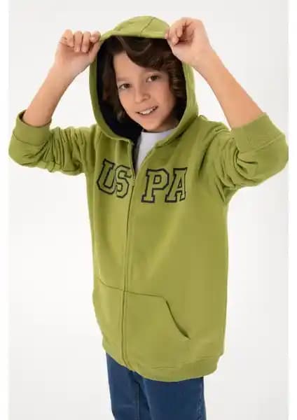 U.S. Polo Assn. Erkek Çocuk Fıstık Hırka: Modern ve Konforlu Günlük Giyim Seçeneği