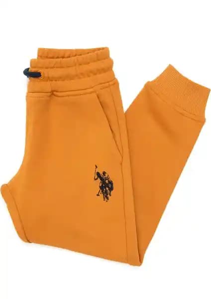 U.S. Polo Assn. Erkek Çocuk Hardal Eşofman Altı: Şık ve Konforlu Günlük Giyim Seçeneği