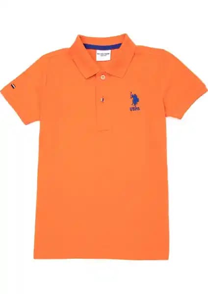U.S. Polo Assn. Erkek Çocuk Turuncu Basic T-Shirt: Rahat ve Şık Yazlık Giyim Seçeneği