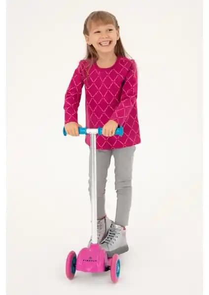 U.S. Polo Assn. Kız Çocuk Gri Melanj Tayt: Şıklık ve Konforun Bir Arada Sunulduğu Günlük Giyim Seçeneği